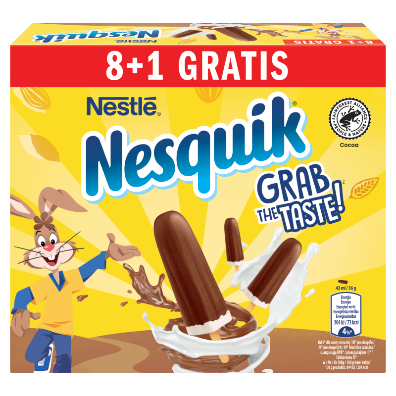 Lody o smaku kakaowo-waniliowym 9szt.