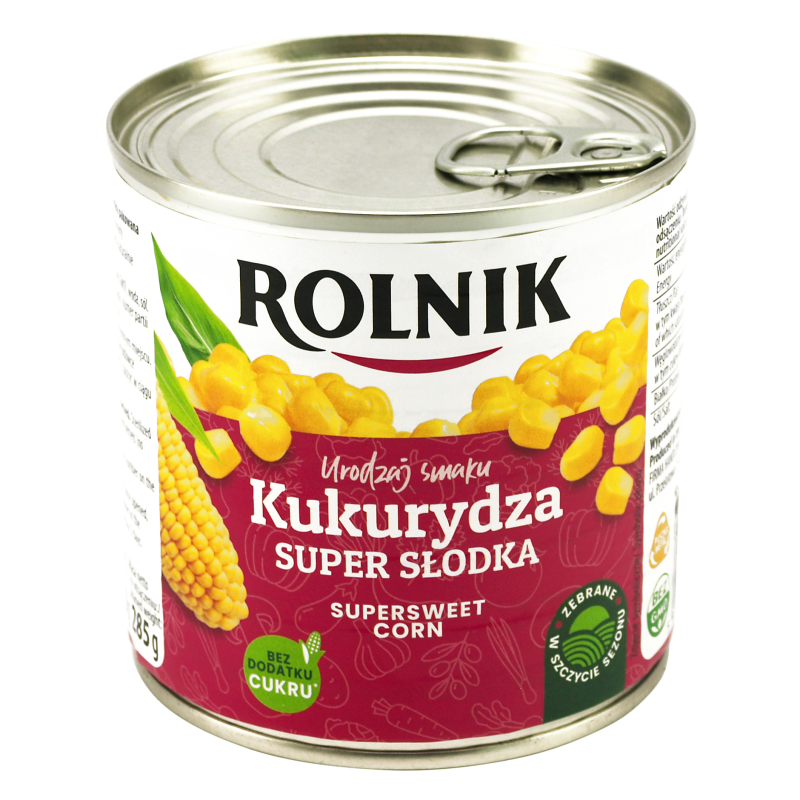 Kukurydza konserwowa (super słodka)