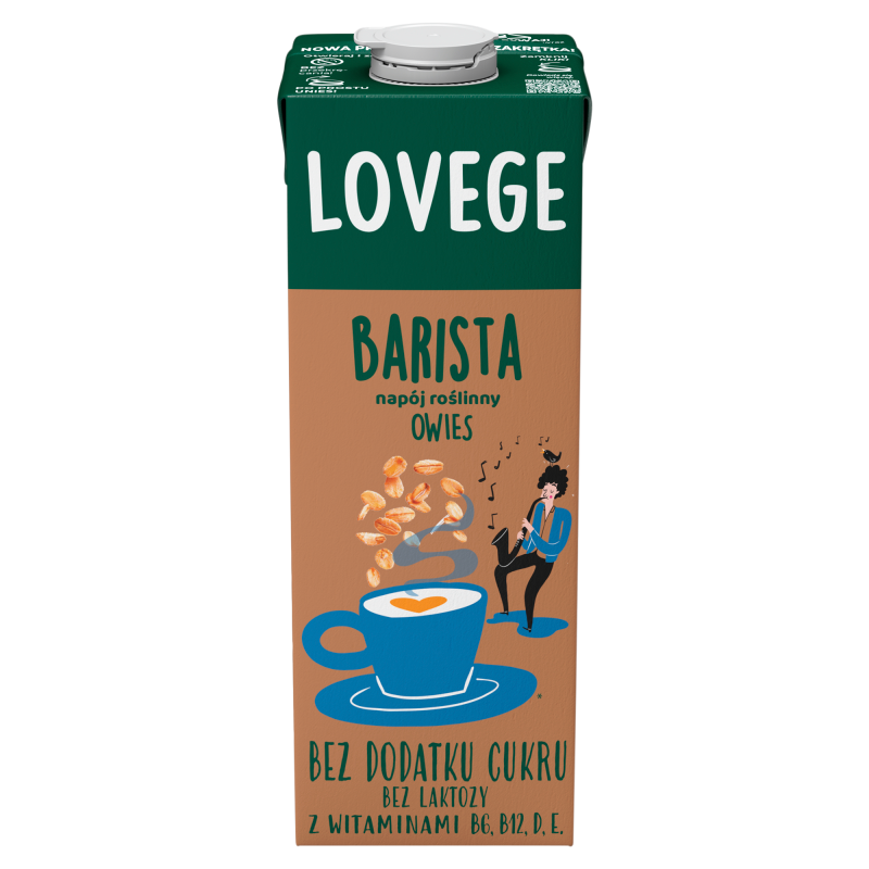 Napój owsiany bez cukru dla baristów