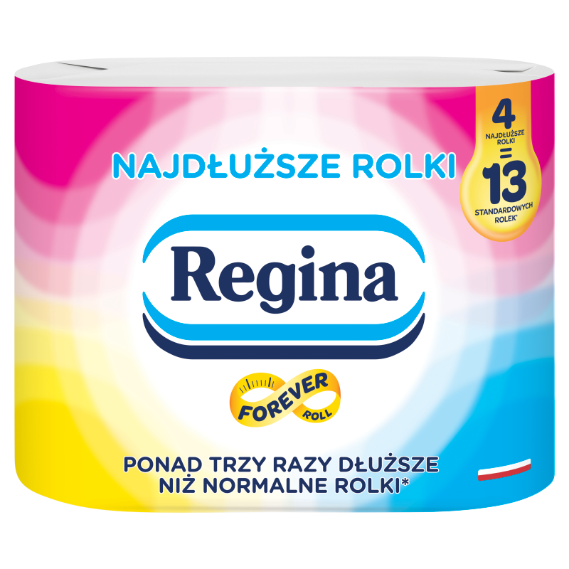 Papier toaletowy Najdłuższe rolki 4 szt.