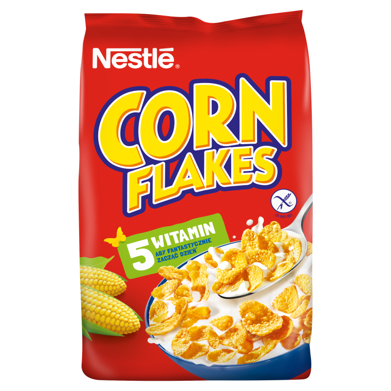 Płatki śniadaniowe kukurydziane bezglutenowe Corn Flakes