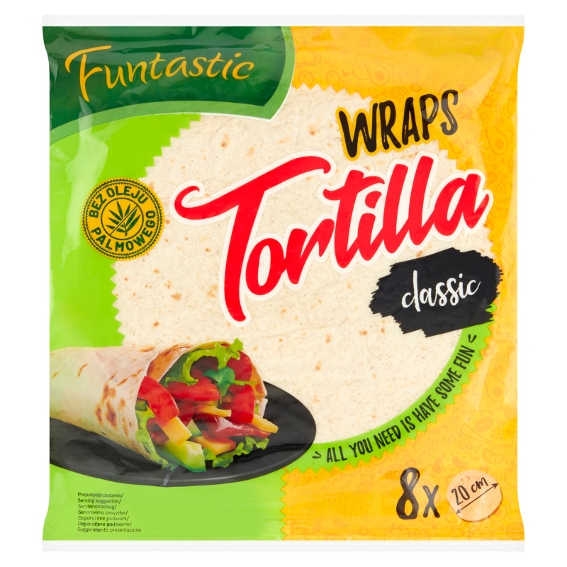 Tortilla pszenna - 20 cm (8 szt.)