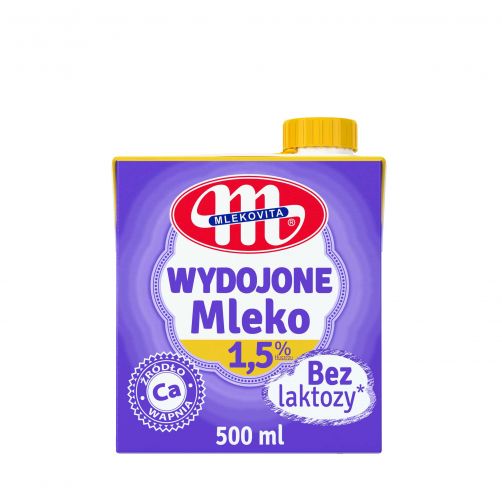 Mleko UHT bez laktozy 1,5%