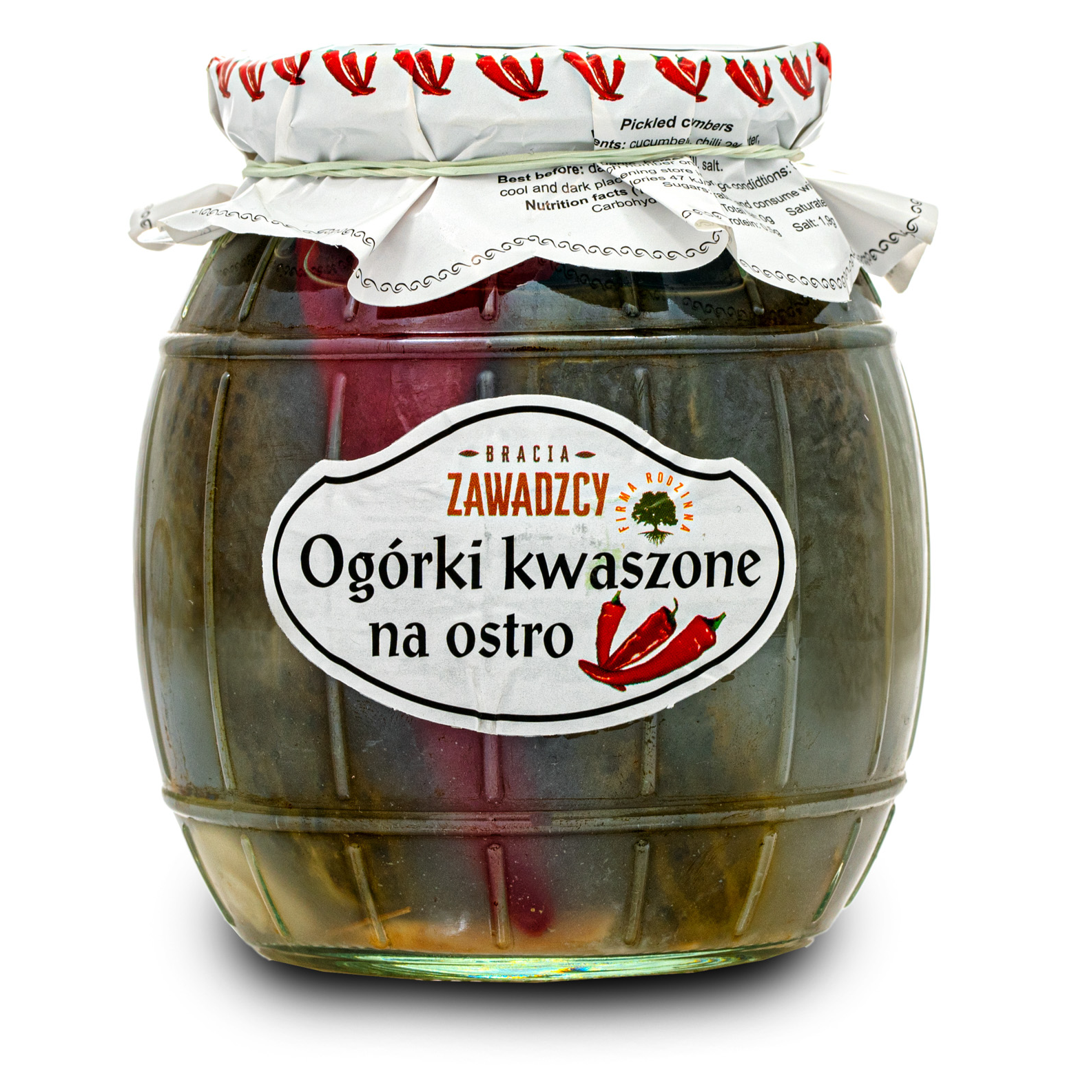 Ogórki kwaszone na ostro