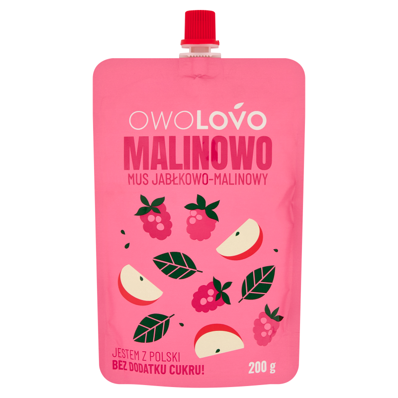 Mus jabłkowo-malinowy