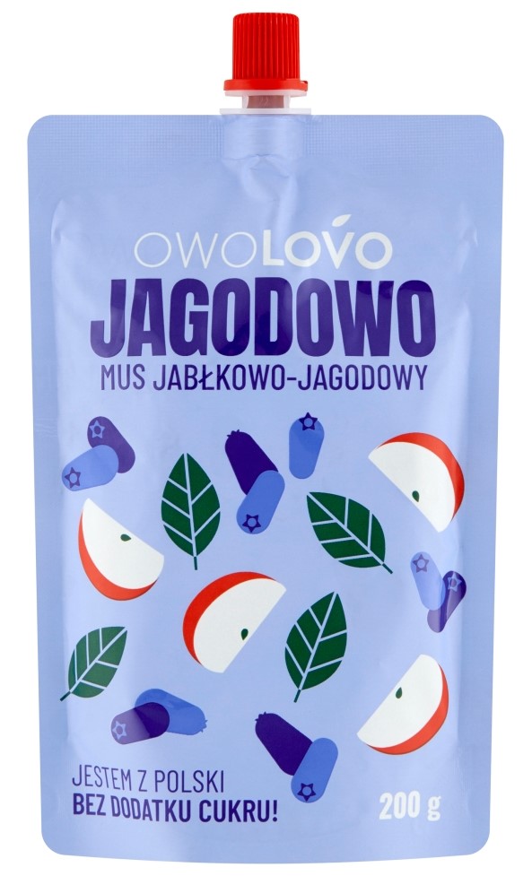 Mus jabłkowo-jagodowy