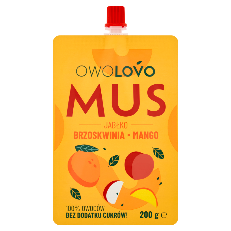Mus jabłkowo-brzoskwiniowo-mango