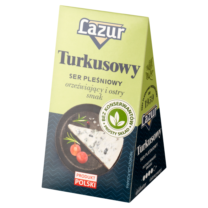 Ser pleśniowy, turkusowy