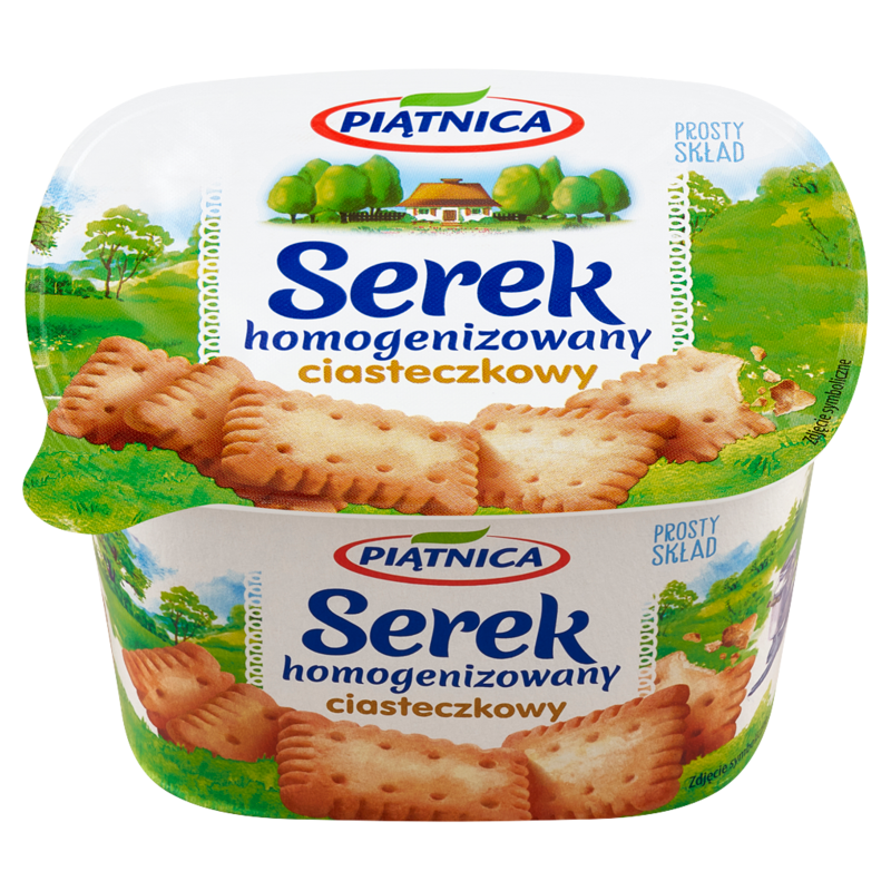 Serek homogenizowany ciasteczkowy