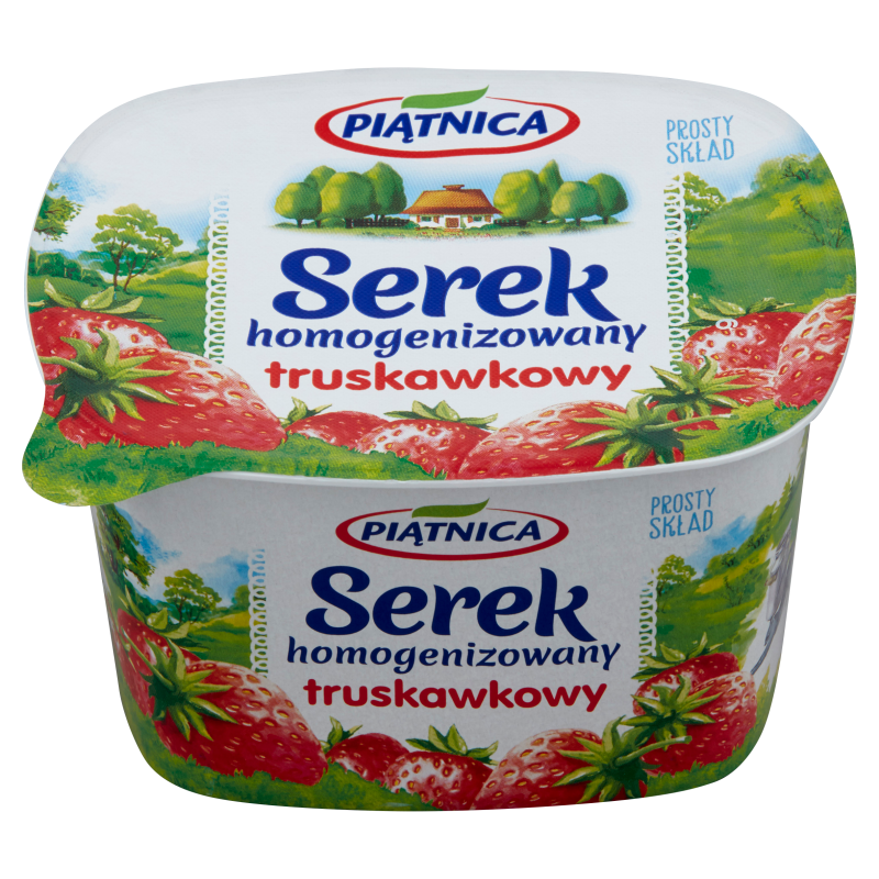 Serek homogenizowany truskawkowy