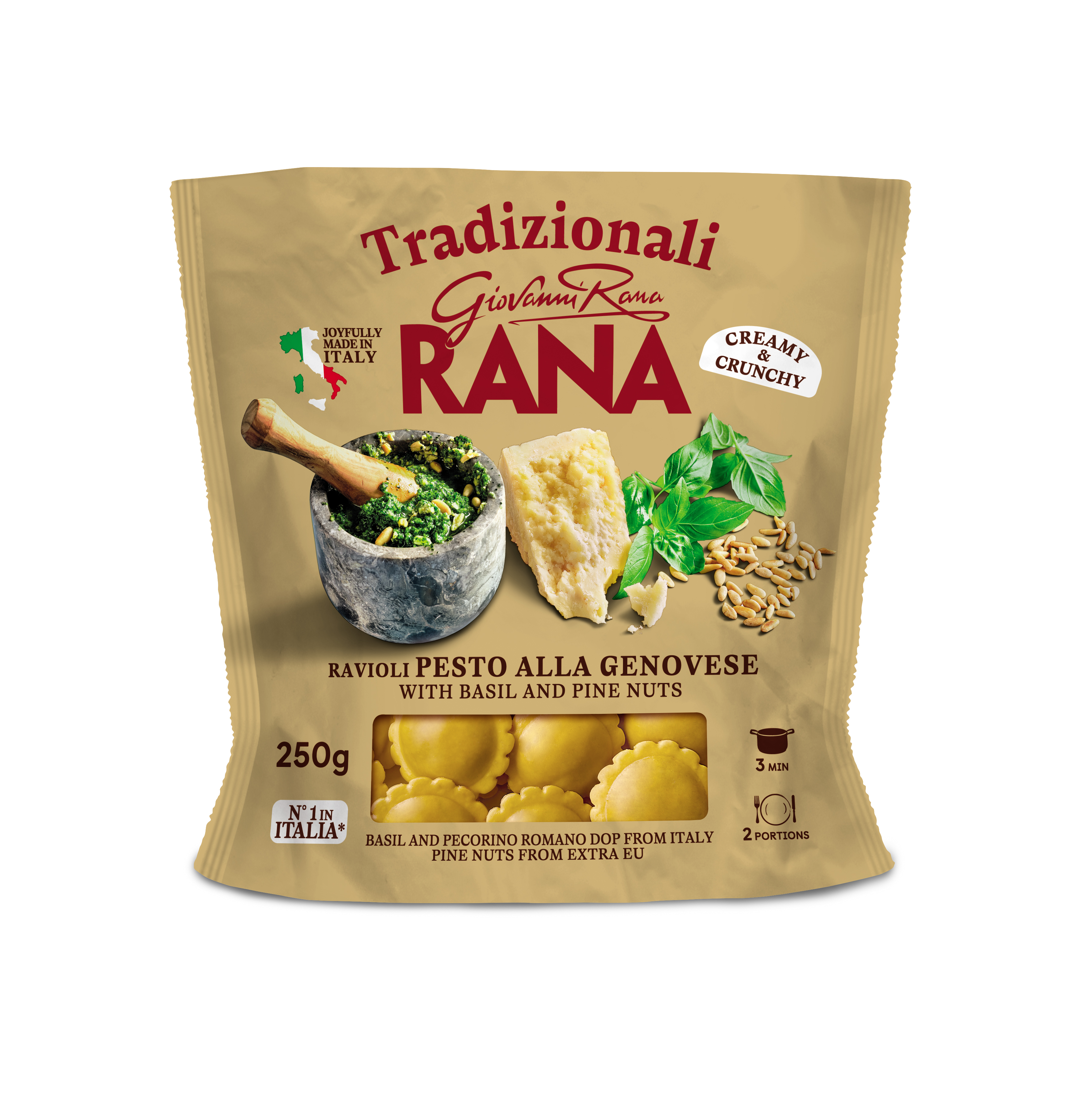 Ravioli z pesto alla genovese (świeże)