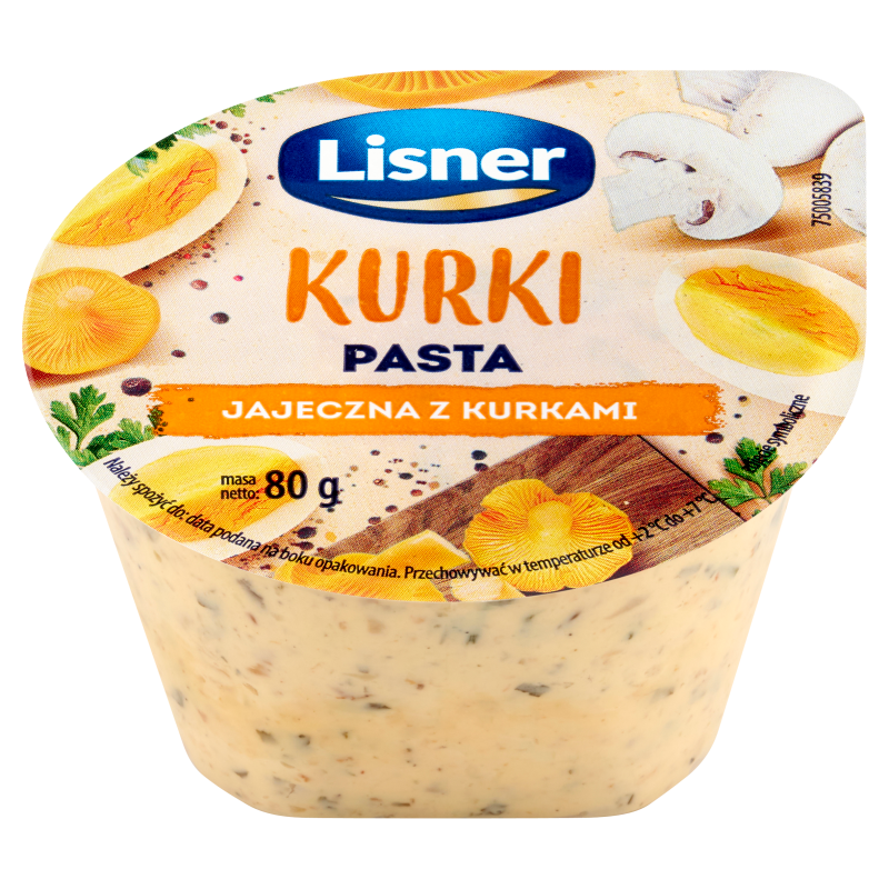 Pasta kanapkowa jajeczna z kurkami