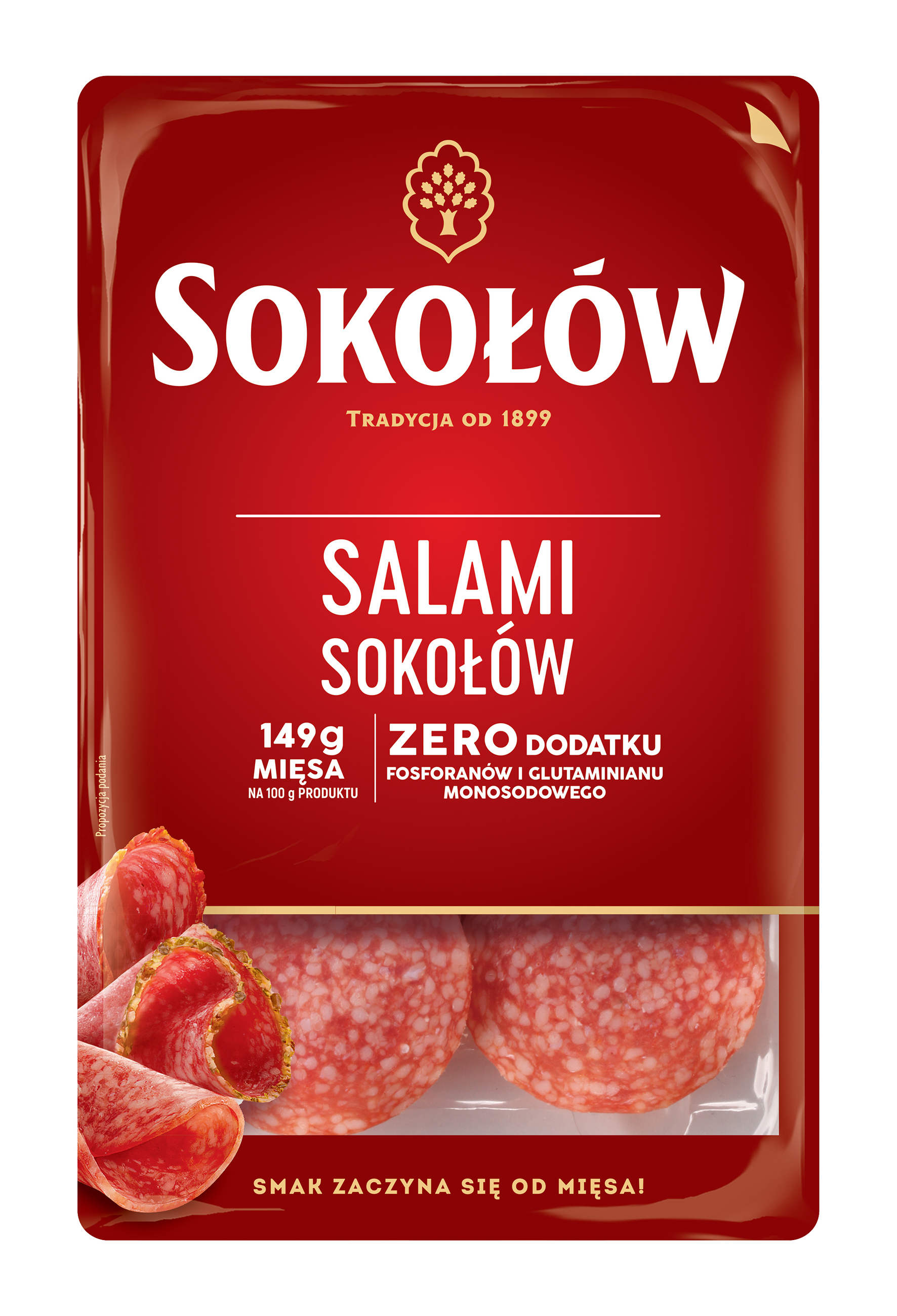 Salami Sokołów - plastry