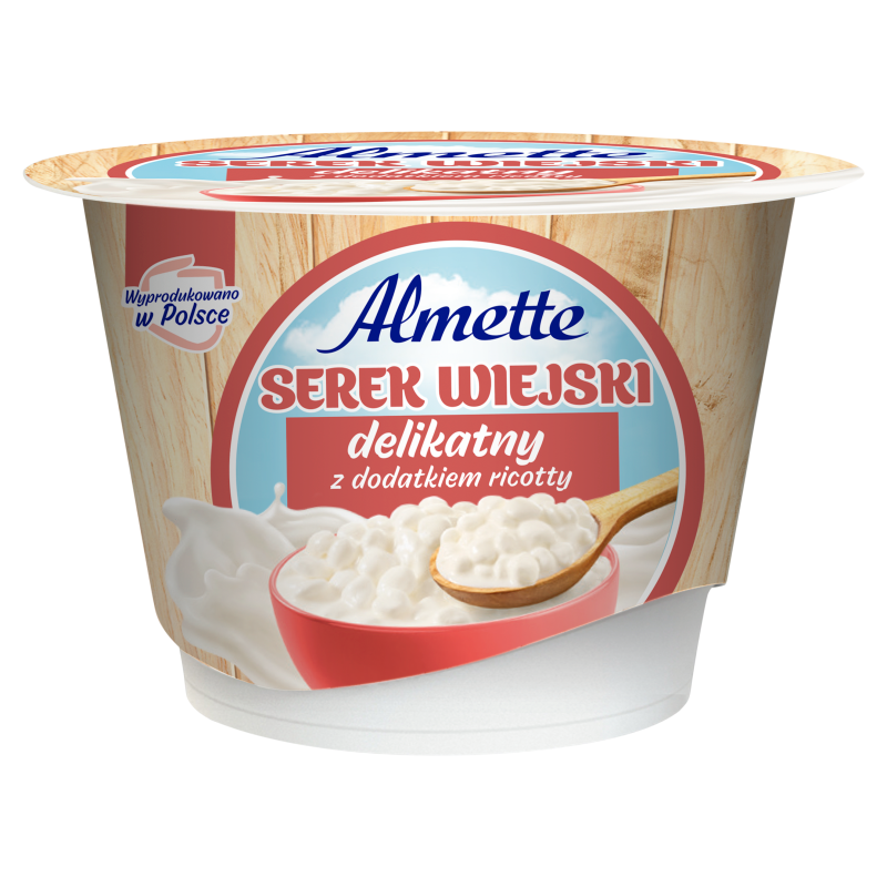 Serek wiejski z delikatnym serem ricotta
