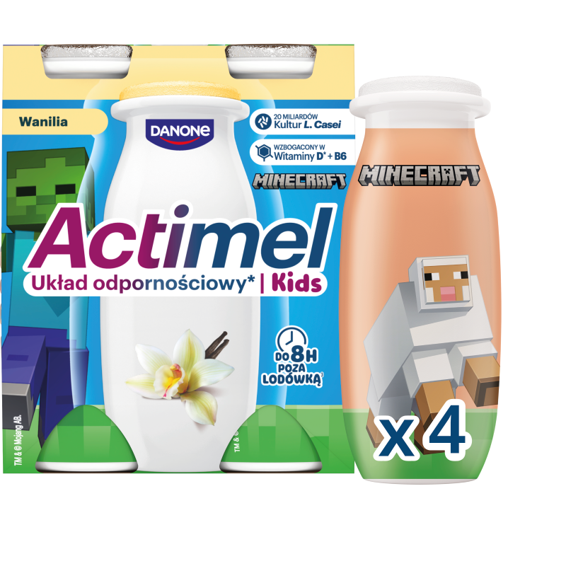 Napój mleczny wanilia (4 szt.)