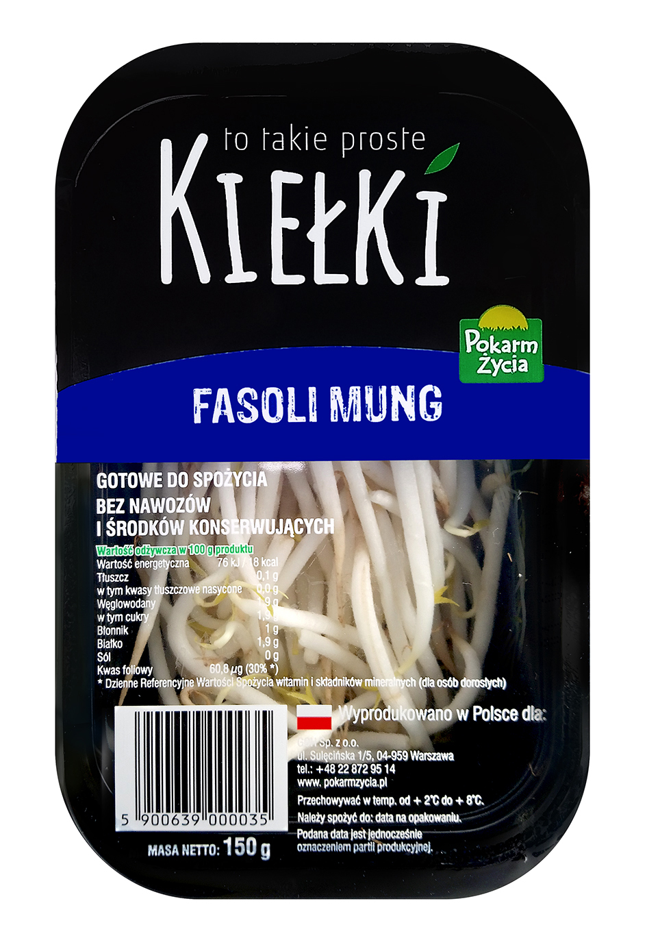 Kiełki fasoli Mung