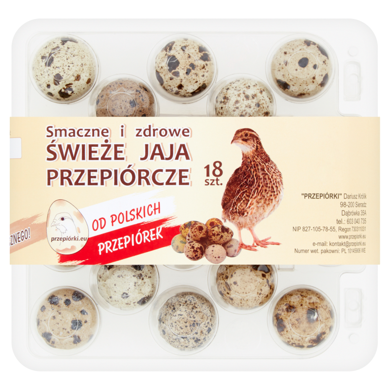Jaja przepiórcze - 18 szt.