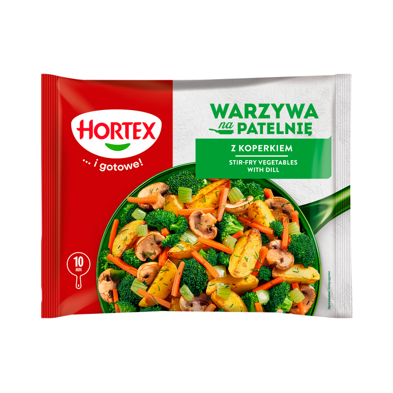 Warzywa na patelnię z koperkiem mrożone