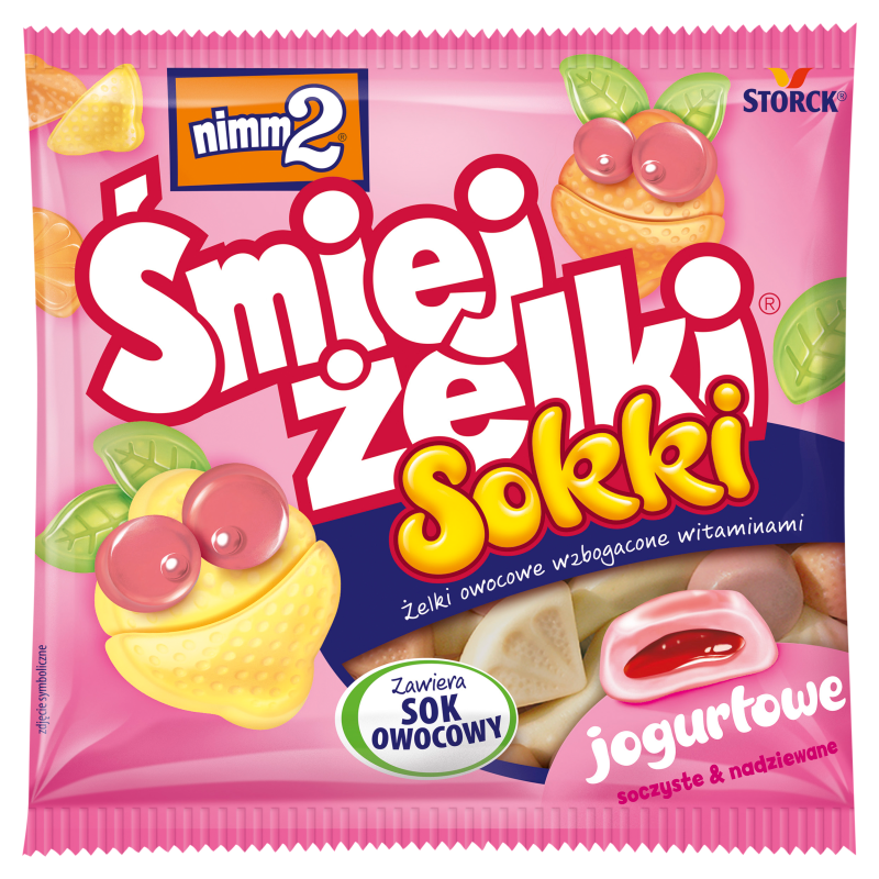 Żelki jogurtowe wzbogacone witaminami