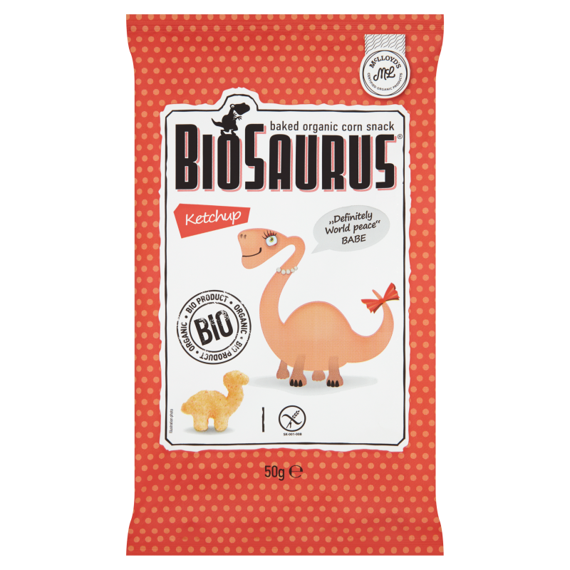 Chrupki kukurydziane o smaku ketchupowym bezglutenowe BIO