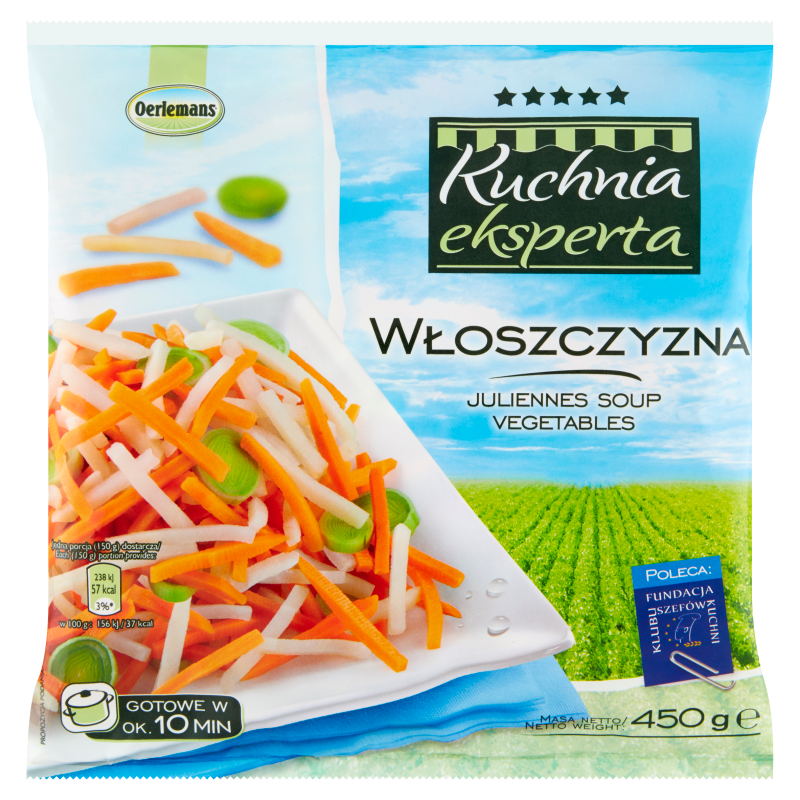 Włoszczyzna paski mrożona