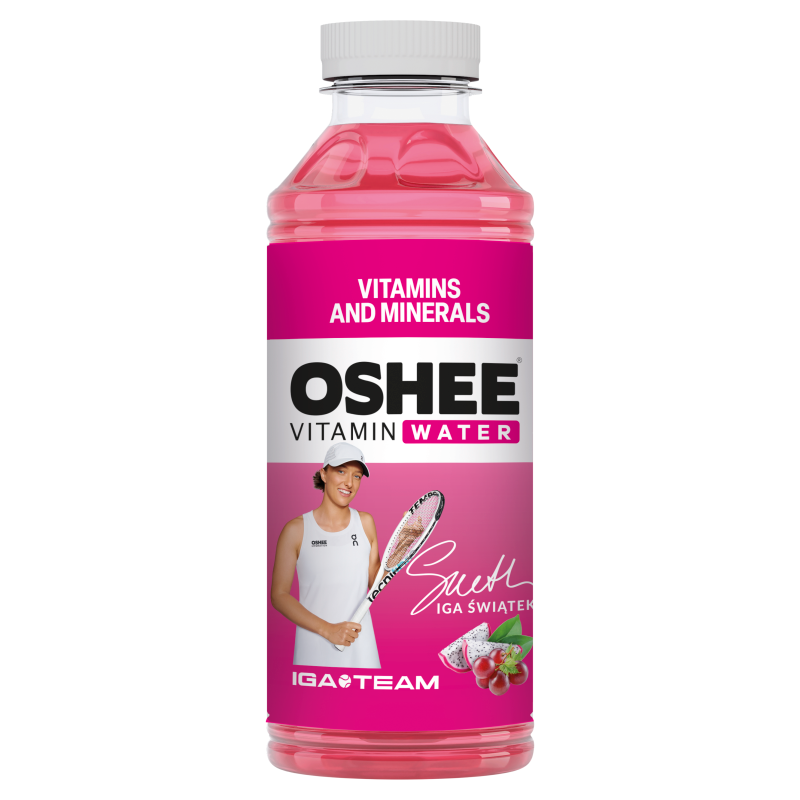 Napój niegazowany Witaminy & Minerały o smaku czerwonych winogron i dragonfruit