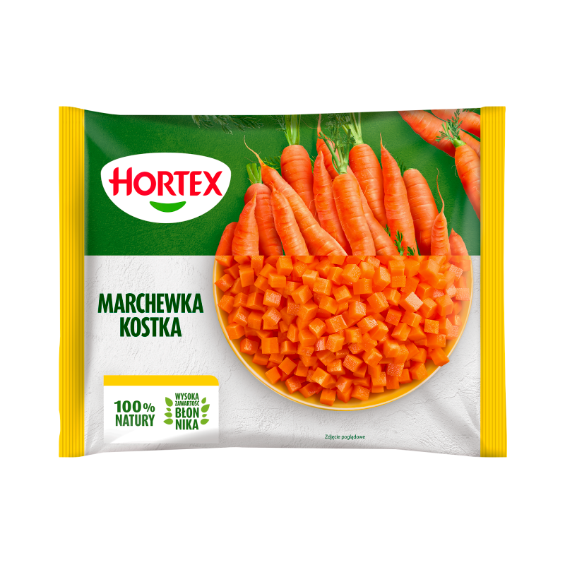 Marchewka mrożona kostka