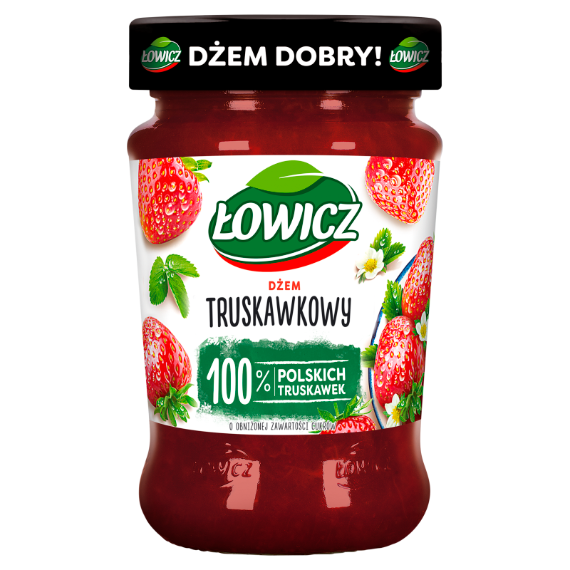 Dżem truskawkowy niskosłodzony