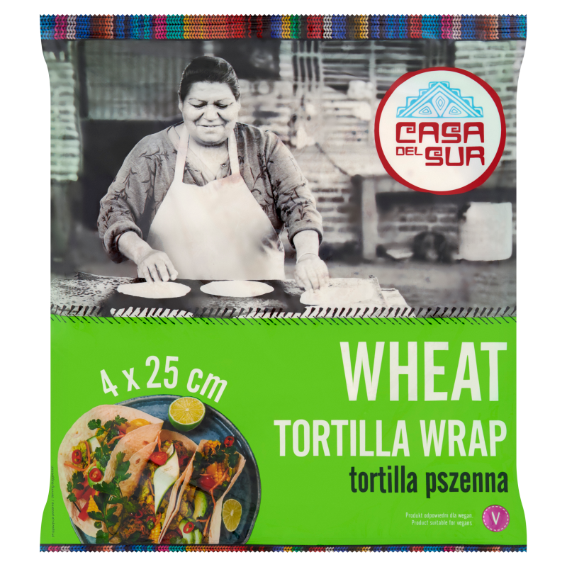 Tortilla pszenna - 25 cm (4 szt.)