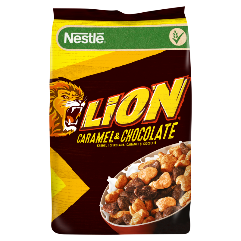 Płatki śniadaniowe czekoladowe Lion