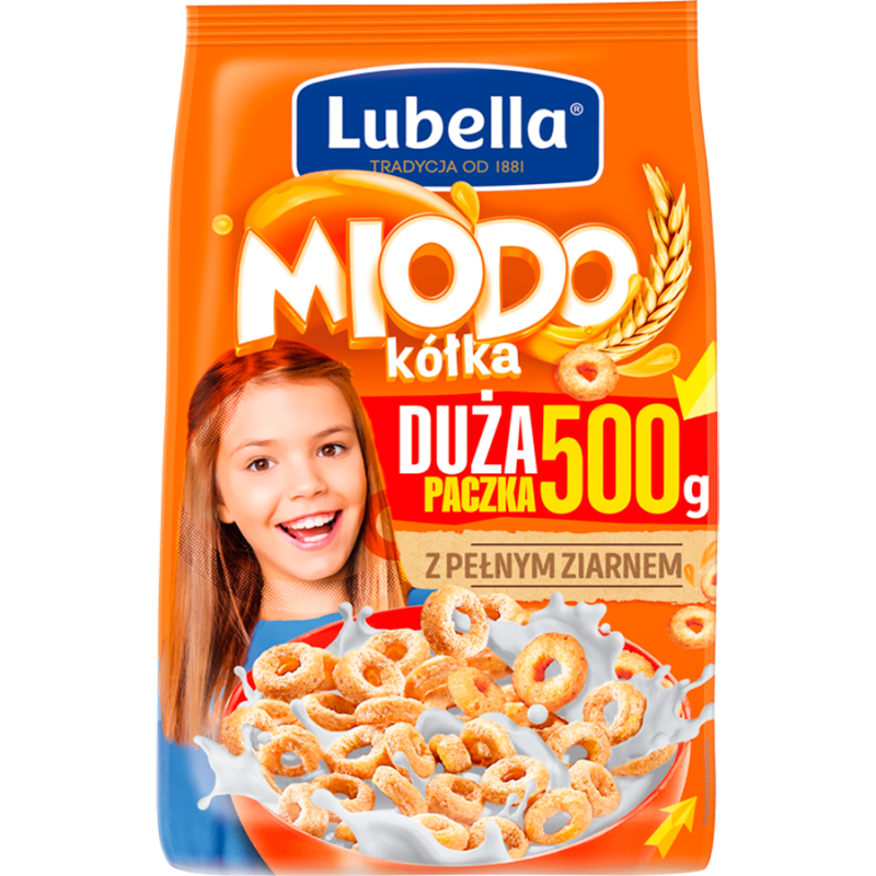 Płatki śniadaniowe miodowe Kółka