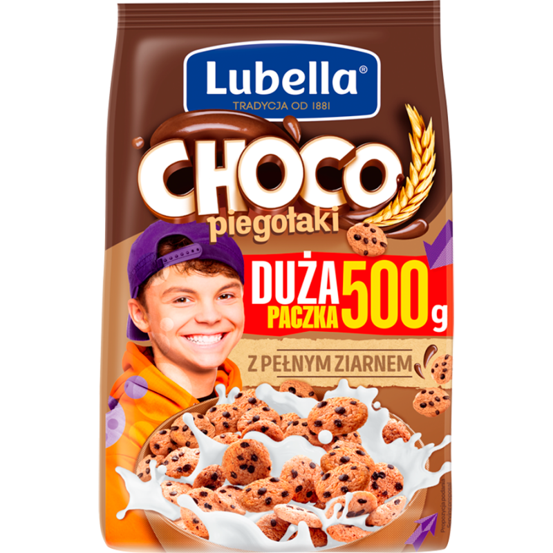 Płatki śniadaniowe czekoladowe Ciasteczka Choco Piegołaki
