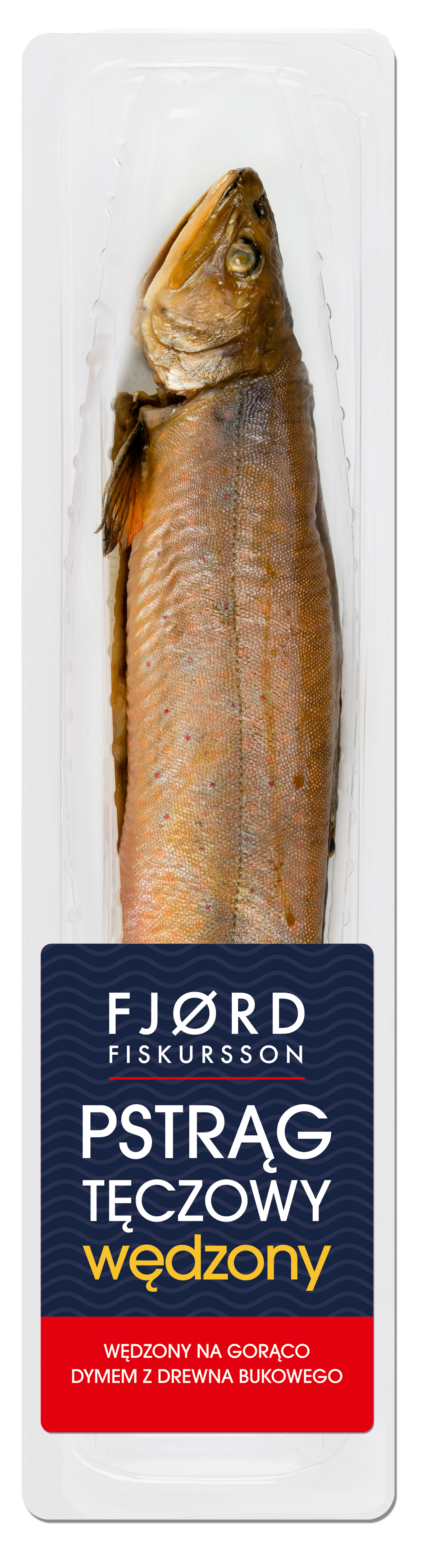 Pstrąg tęczowy wędzony na gorąco z głową (240g-360g)