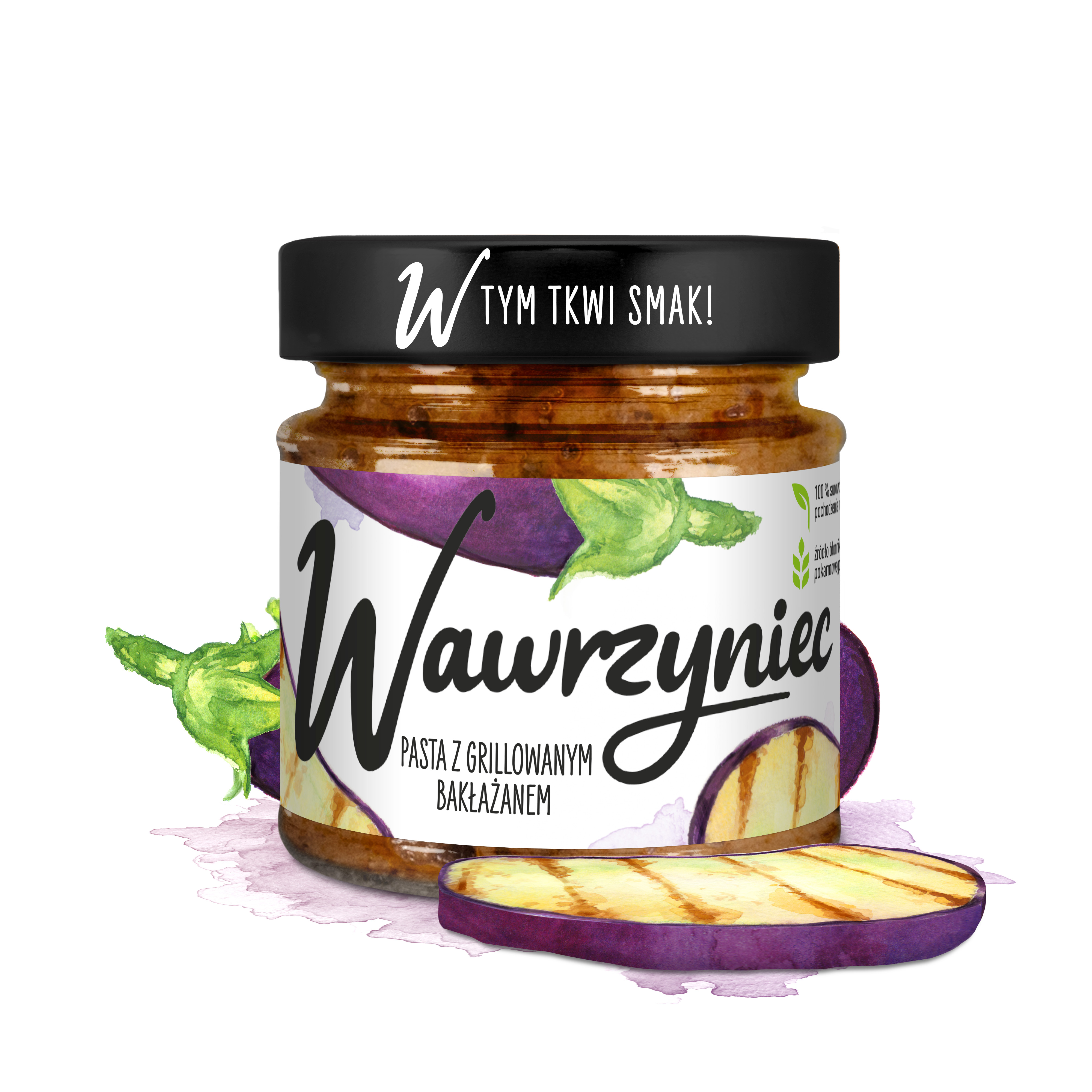 Pasta warzywna z grillowanym bakłażanem