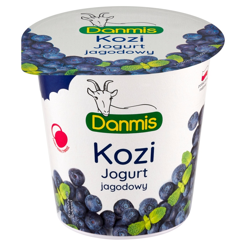 Jogurt kozi o smaku jagodowym