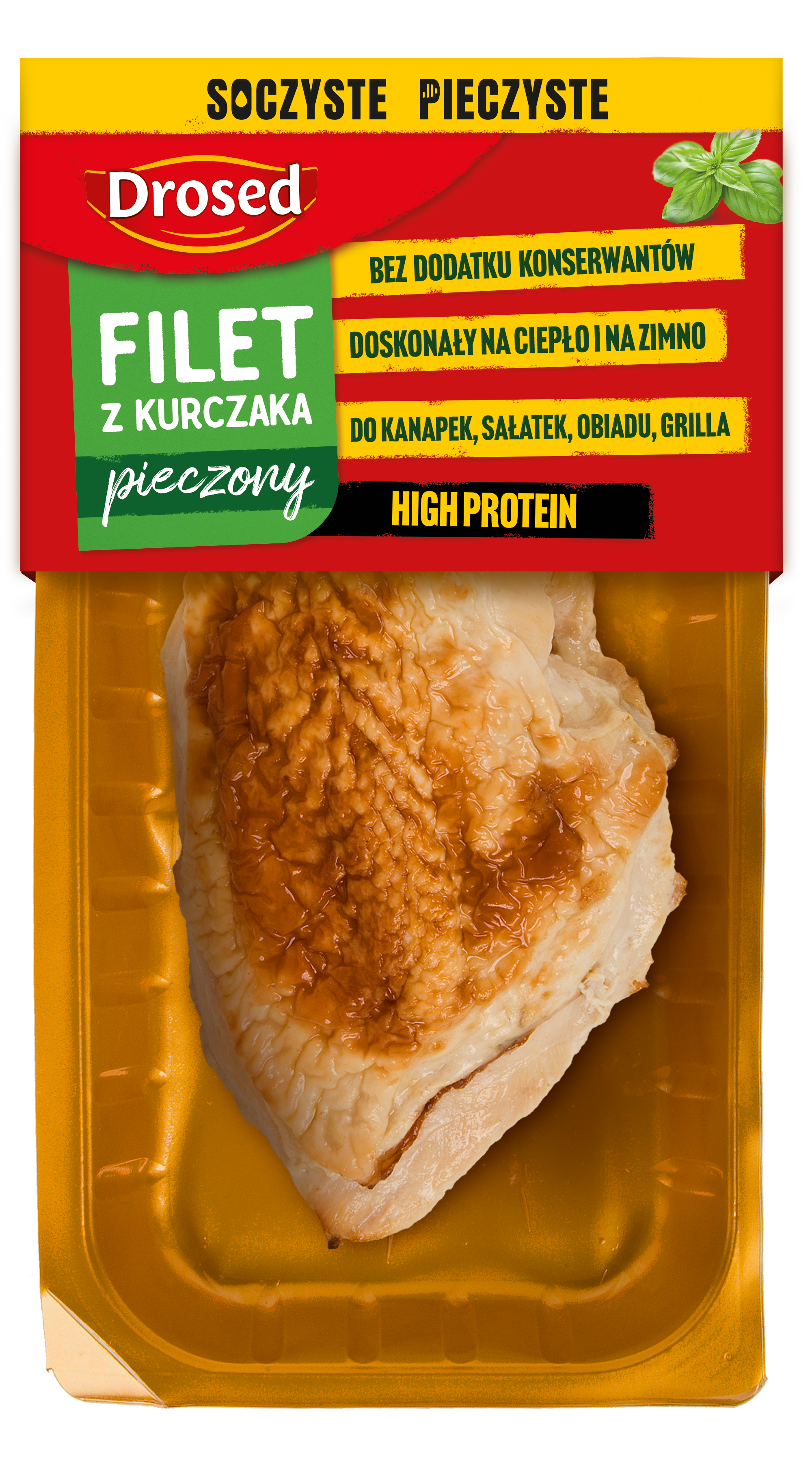 Filet z piersi kurczaka pieczony