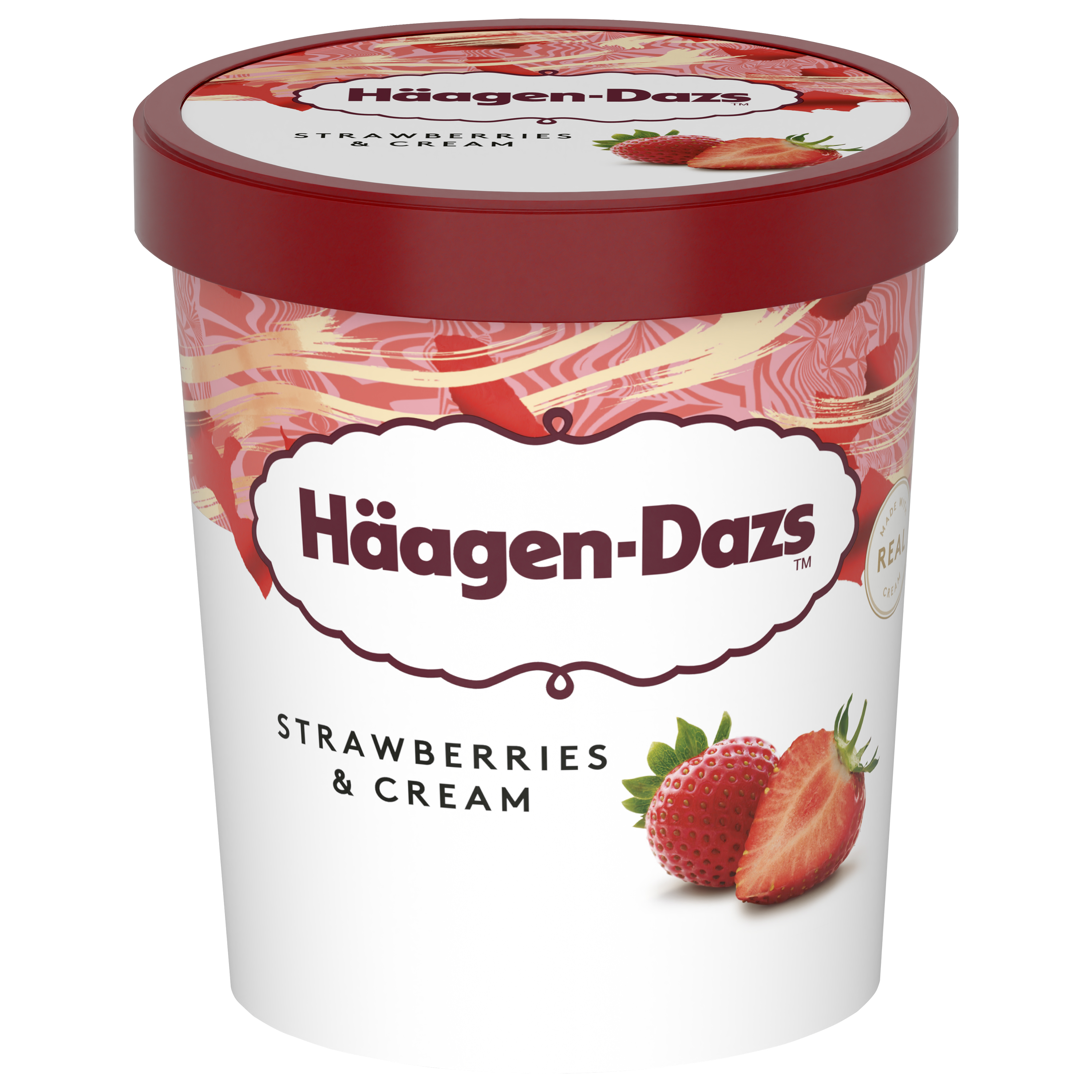 Lody truskawkowo- śmietankowe