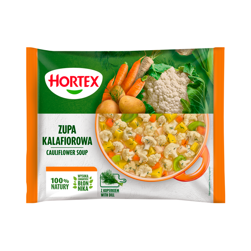 Zupa kalafiorowa z koperkiem mrożona