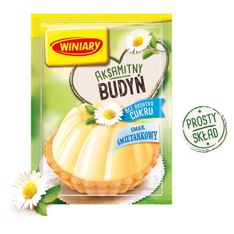 Budyń o smaku śmietankowym (bez cukru) bezglutenowy