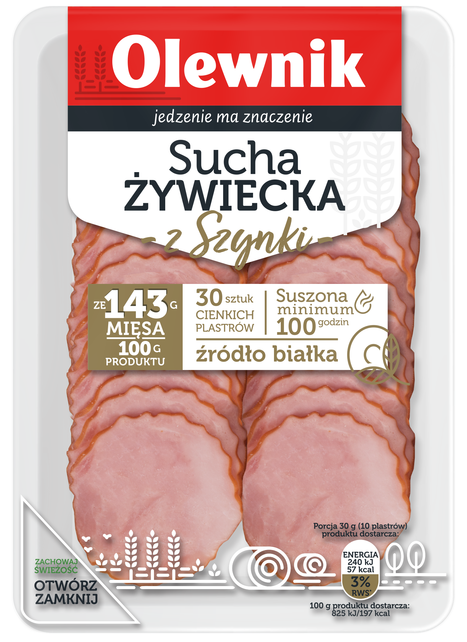 Sucha żywiecka z szynki