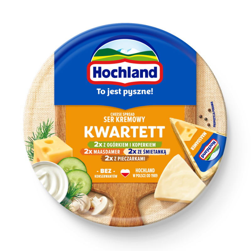 Ser topiony w krążku - Kwartett