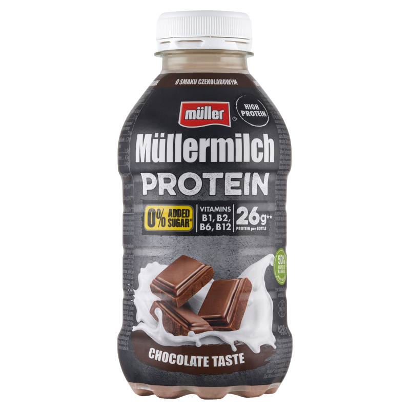 Protein Napój mleczny o smaku czekoladowym bez cukru