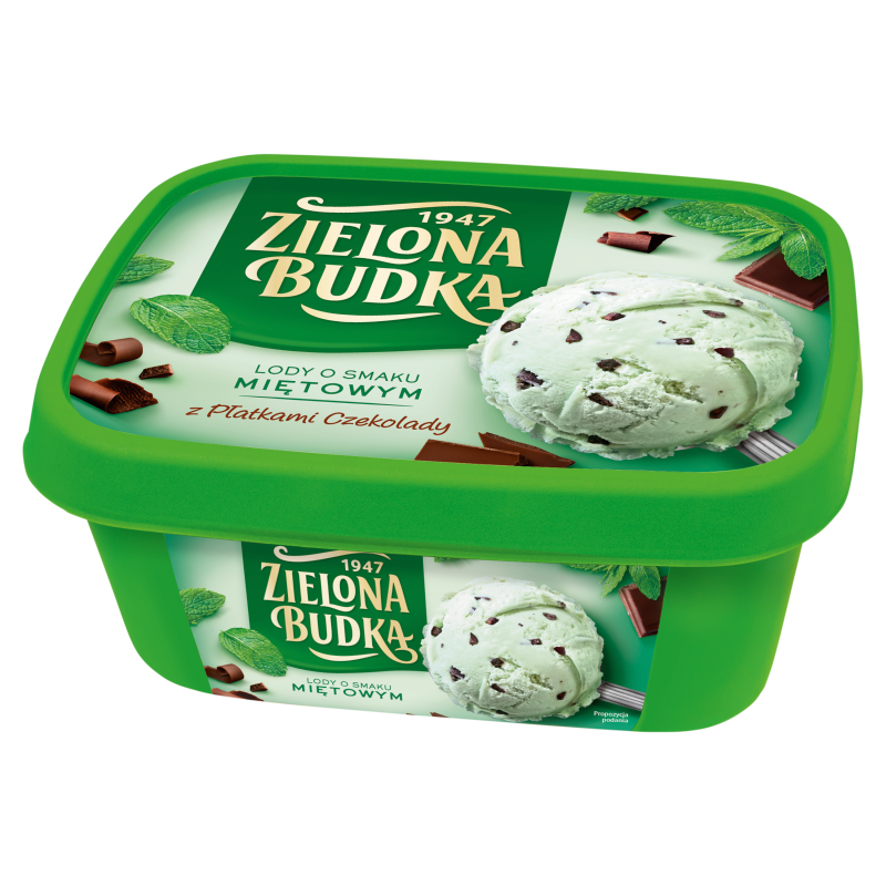Lody miętowe z płatkami czekolady
