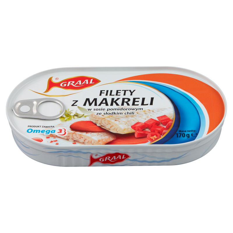 Filety z makreli w sosie pomidorowym ze słodkim chili