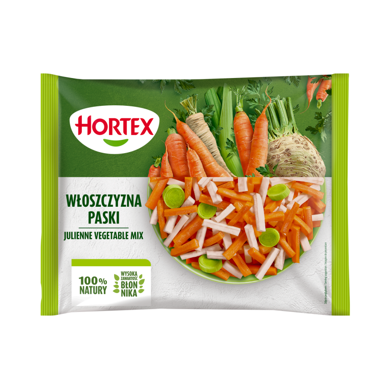 Włoszczyzna - paski mrożona