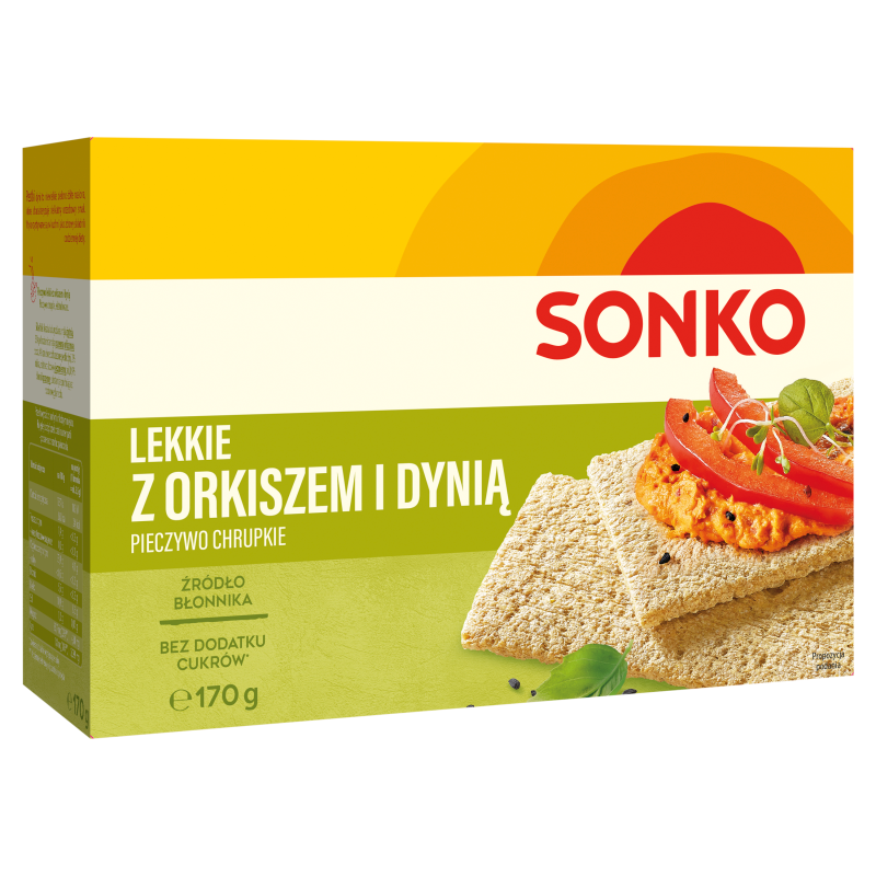 Pieczywo lekkie z orkiszem i dynią