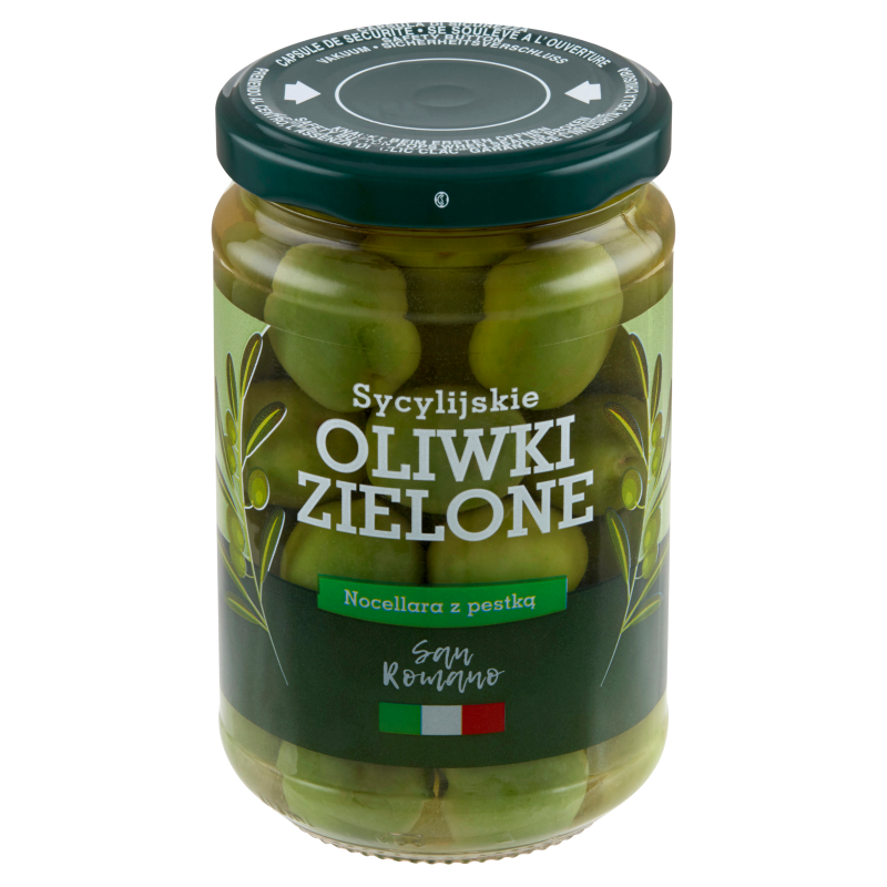 Oliwki sycylijskie Nocellara z pestką