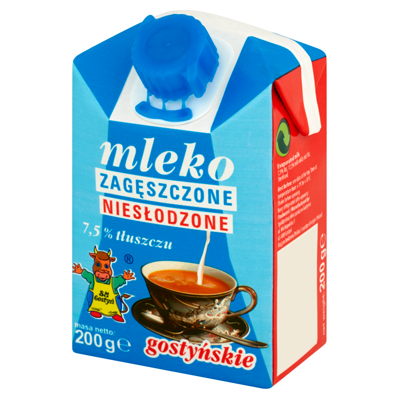 Mleko zagęszczone niesłodzone 7,5%