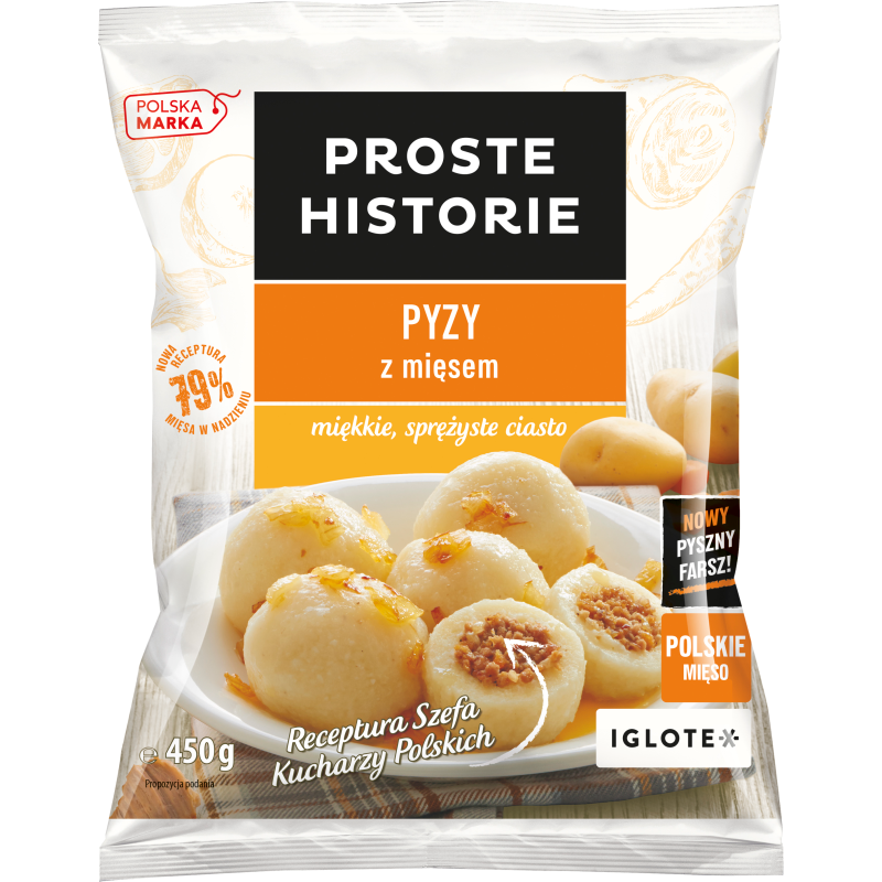 Pyzy z mięsem mrożone