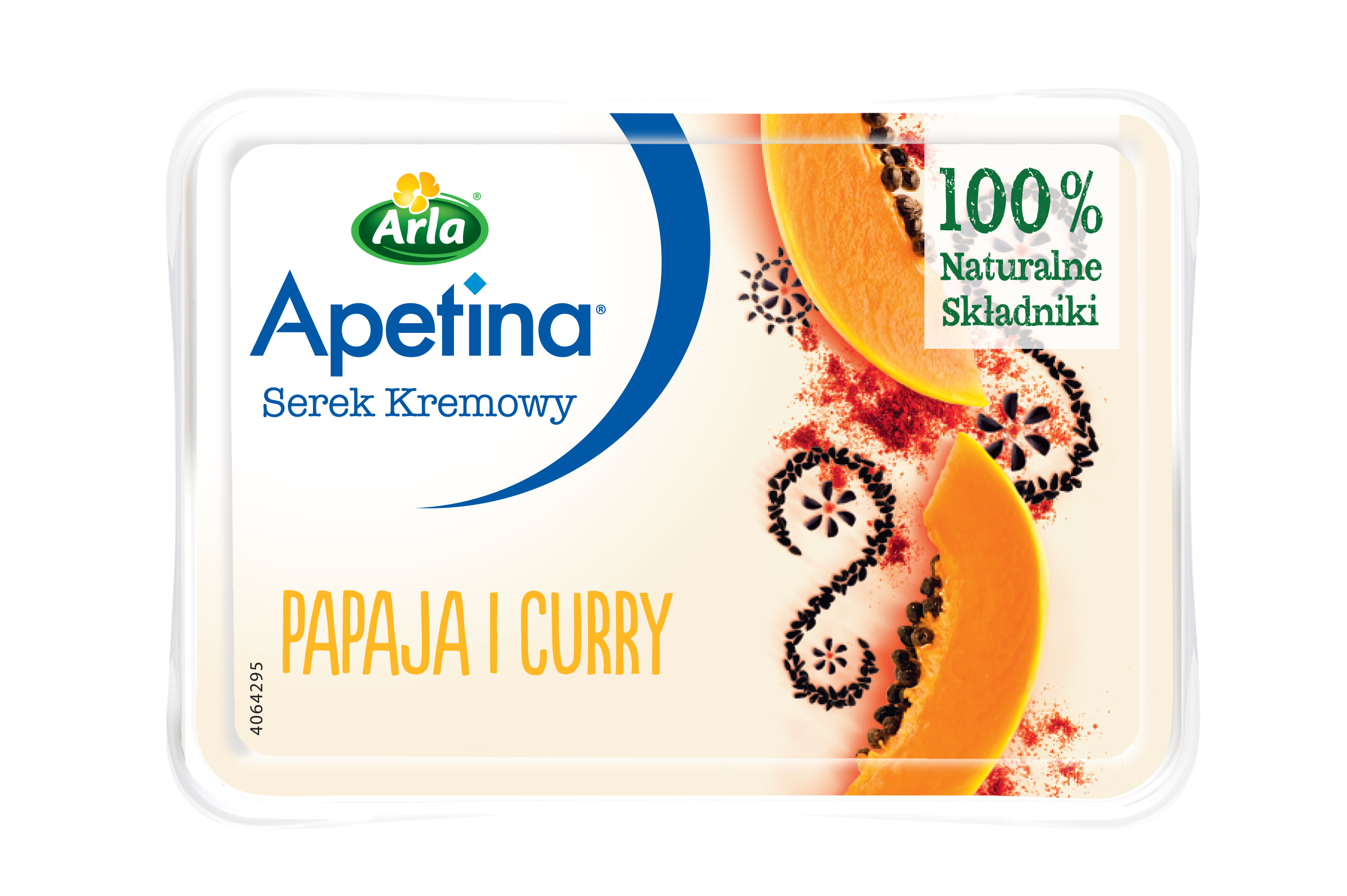 Serek kremowy z papają i curry